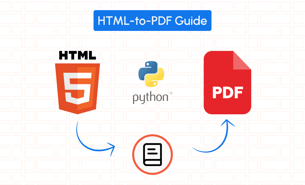 Guide to generate pdf from html using python PyFPDF