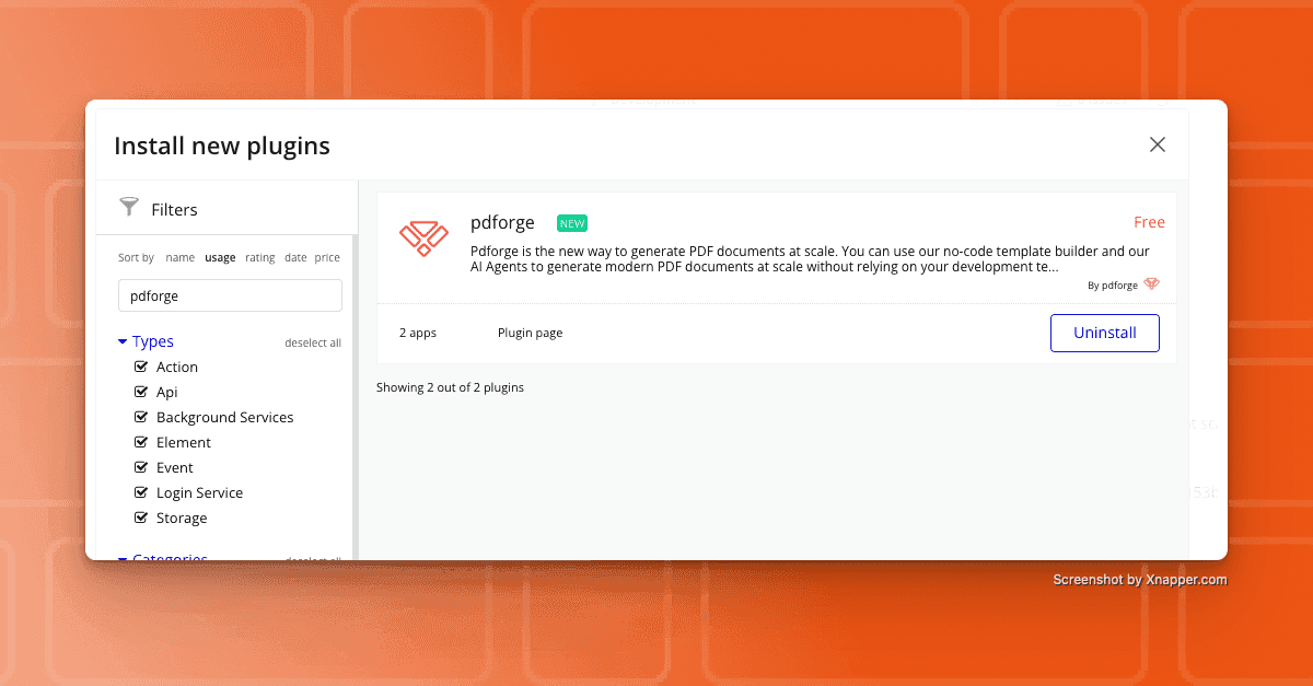 pdf noodle plugin inside bubble
