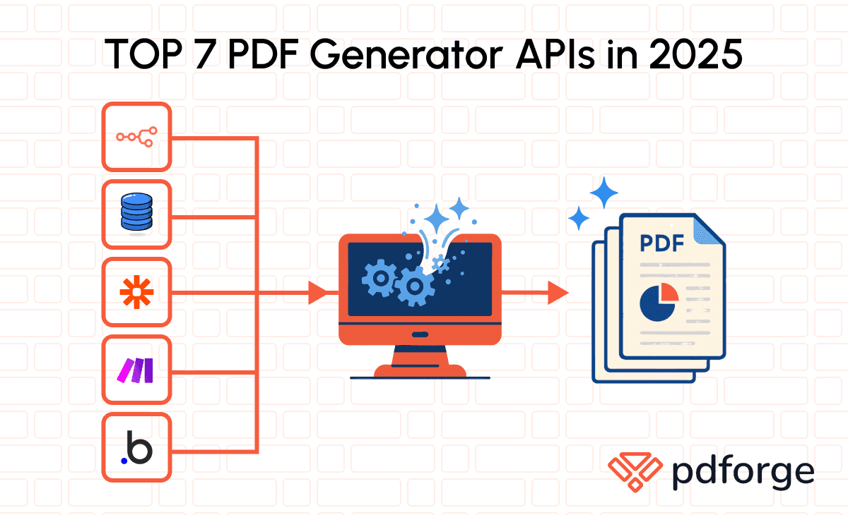 Top 7 PDF Generator APIs in 2025