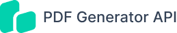 PDF Generator API