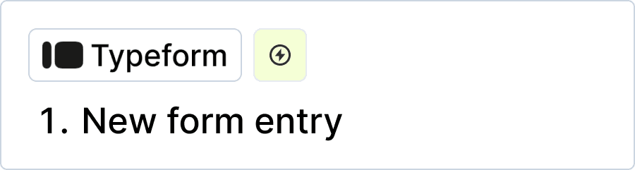 Zapier workflow with Typeform trigger to PDF Noodle Generate PDF