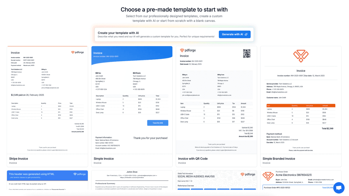 pdf noodle template creation print