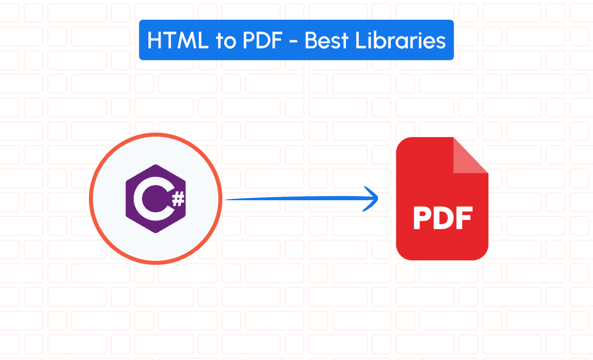 Best html to pdf libraries C# 2025