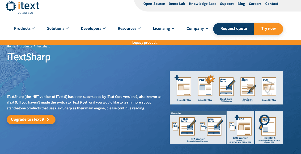 iTexSharp Landing Page
