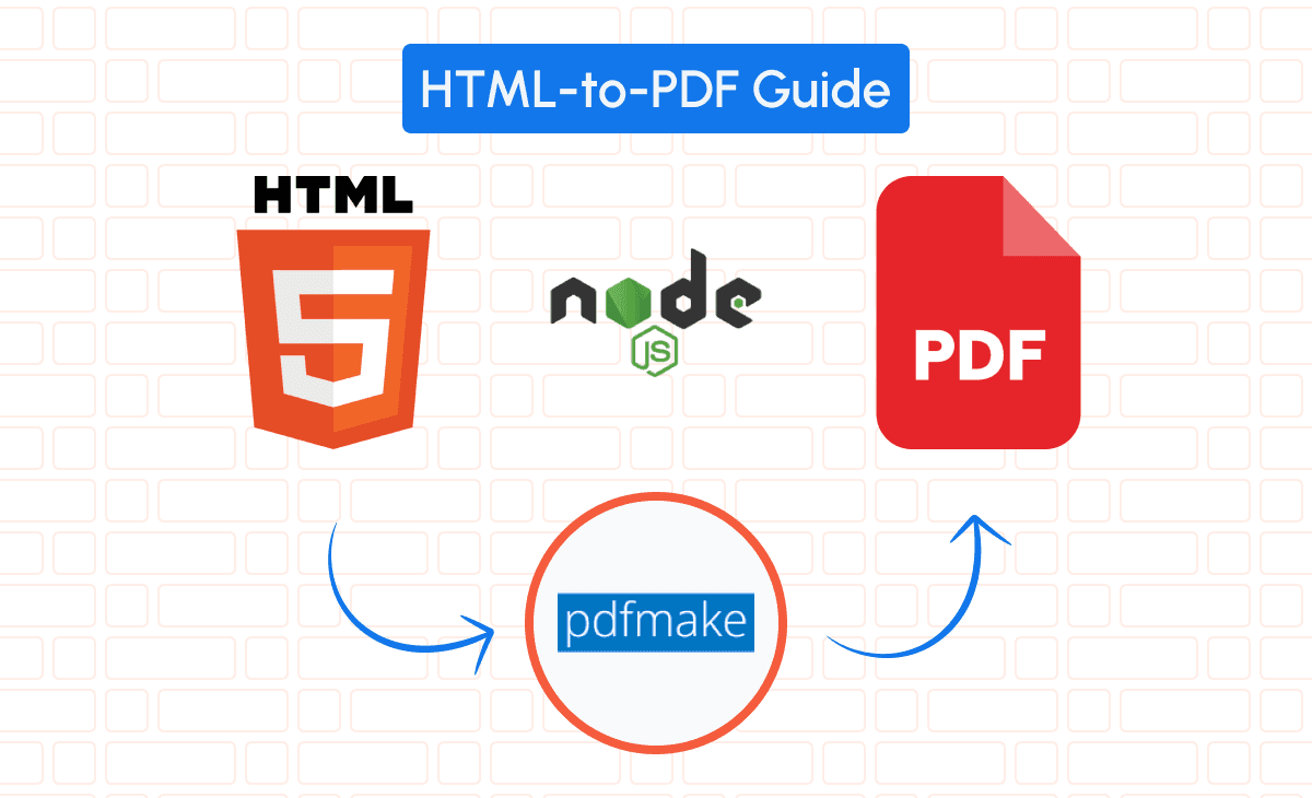 Generate PDF from HTML Using PDFMake: A Developer’s Guide - pdf noodle